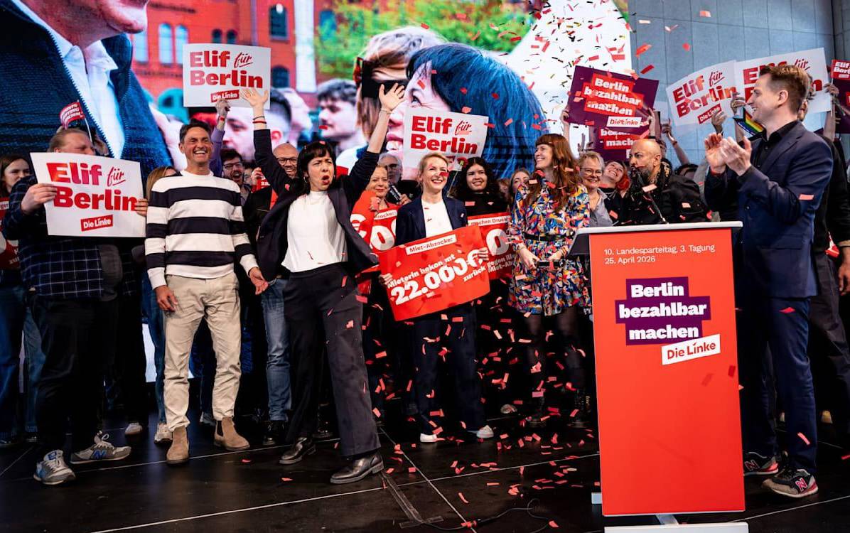 Berlin: Elif Eralp'li Sol Parti yüzde 21 ile önde, CDU hemen arkasında, AfD yüzde 18'e dayandı
