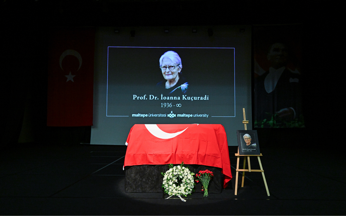 İoanna Kuçuradi için Maltepe Üniversitesi’nde tören