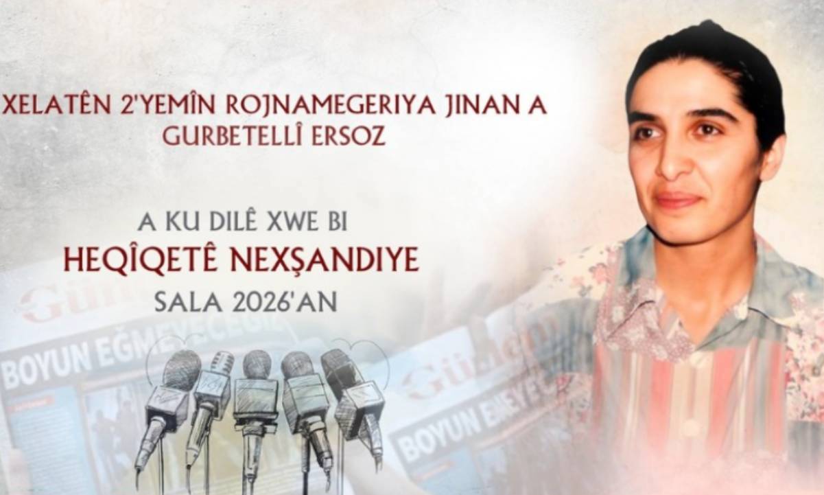 Xelatgirên Xelatên Rojnamegeriya Jinan a Gurbetellî Ersoz diyar bûn