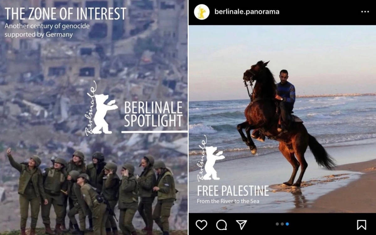 Berlinale'nin hacklenen Instagram hesabından görseller.