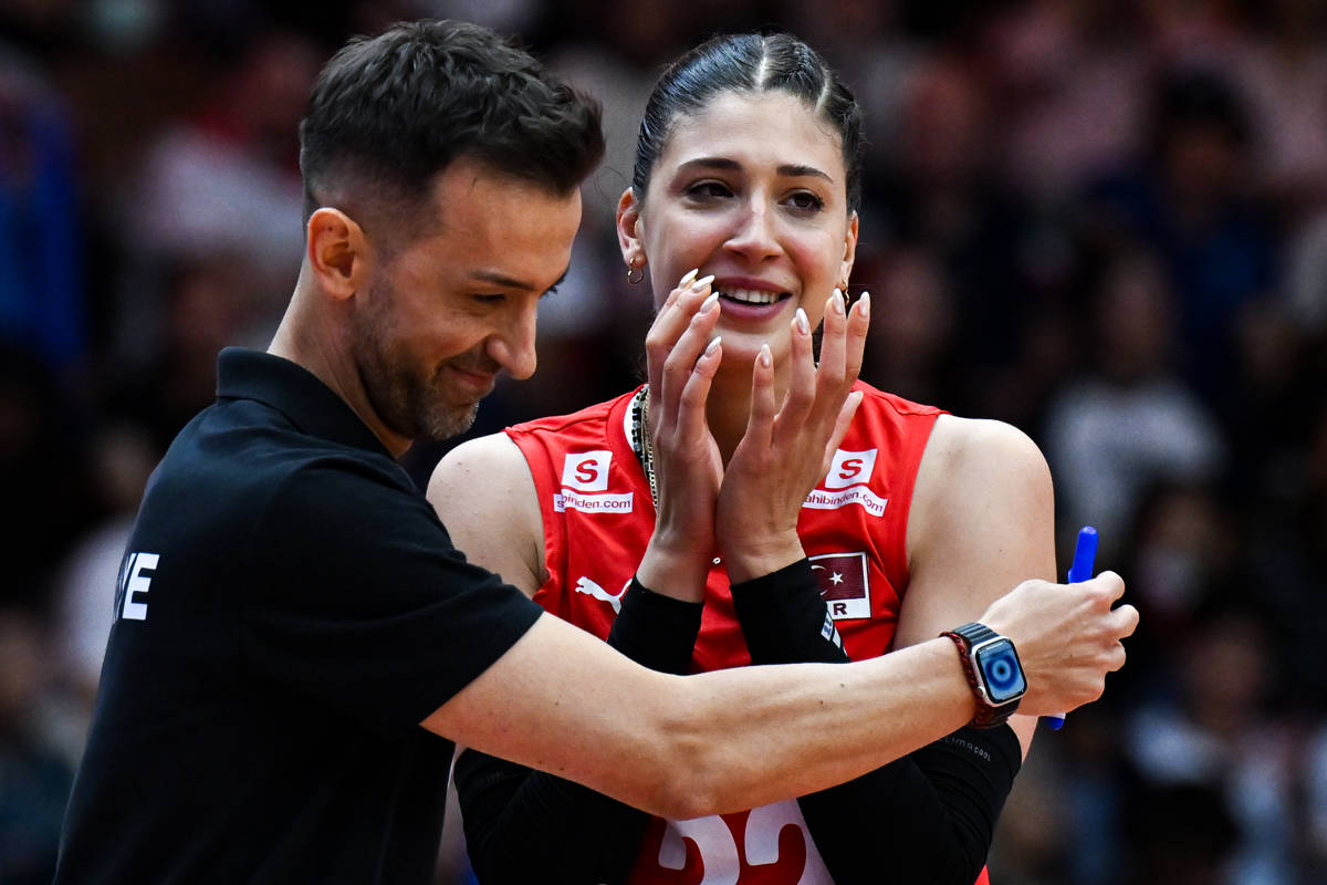 Coach Daniele Santarelli and İlkin Aydın