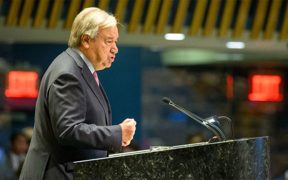 *BM Genel Sekreteri Guterres. (Fotoğraf: Loey Felipe/UN Photo)