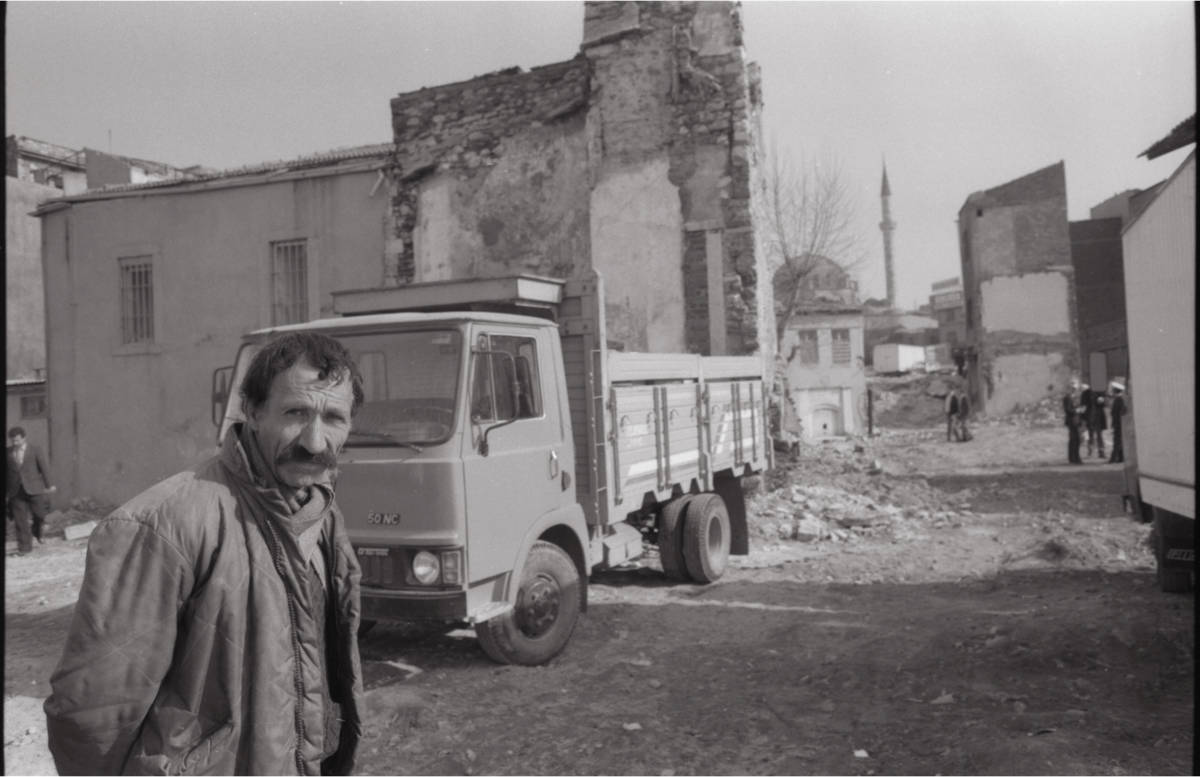 Yemiş İskelesi Mahallesi yıkımları.