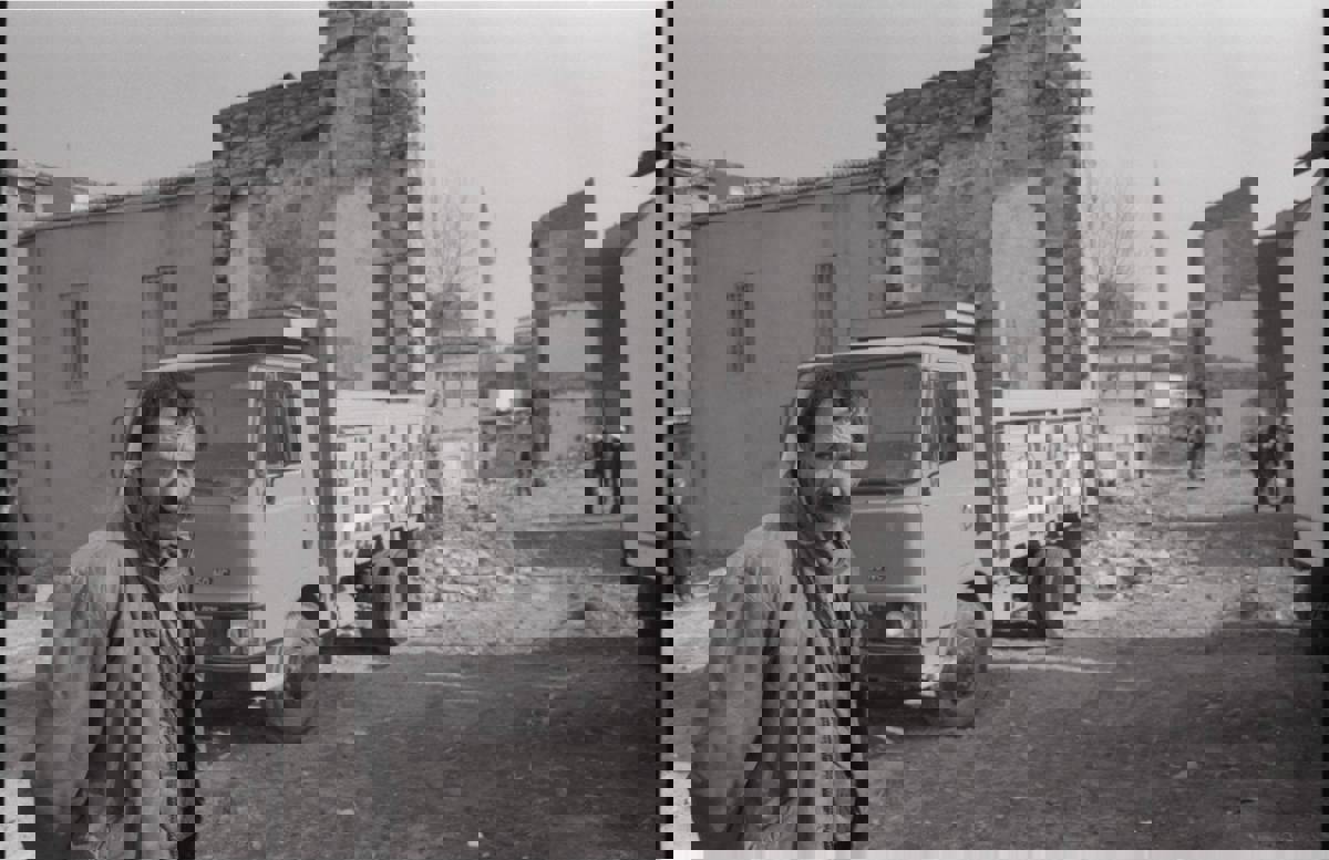 Demolition in Yemiş İskelesi neighborhood