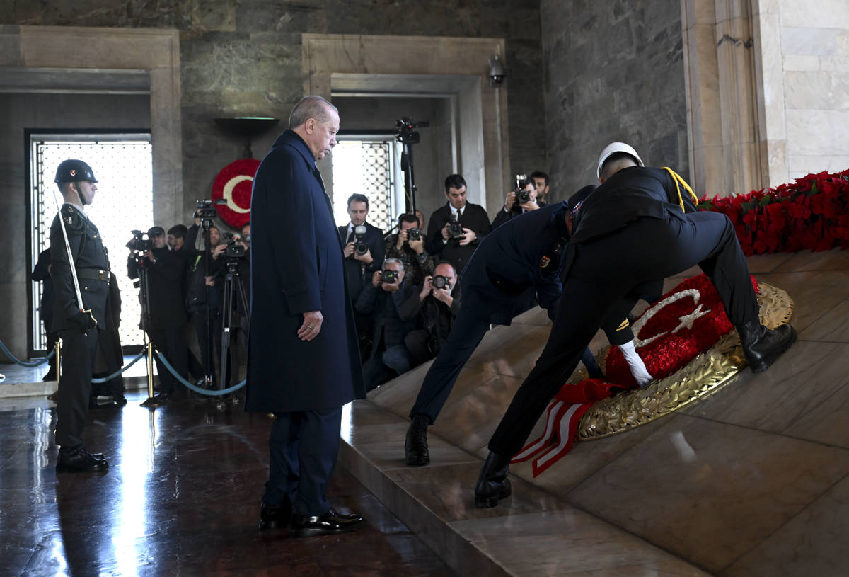 President Erdoğan at Anıtkabir