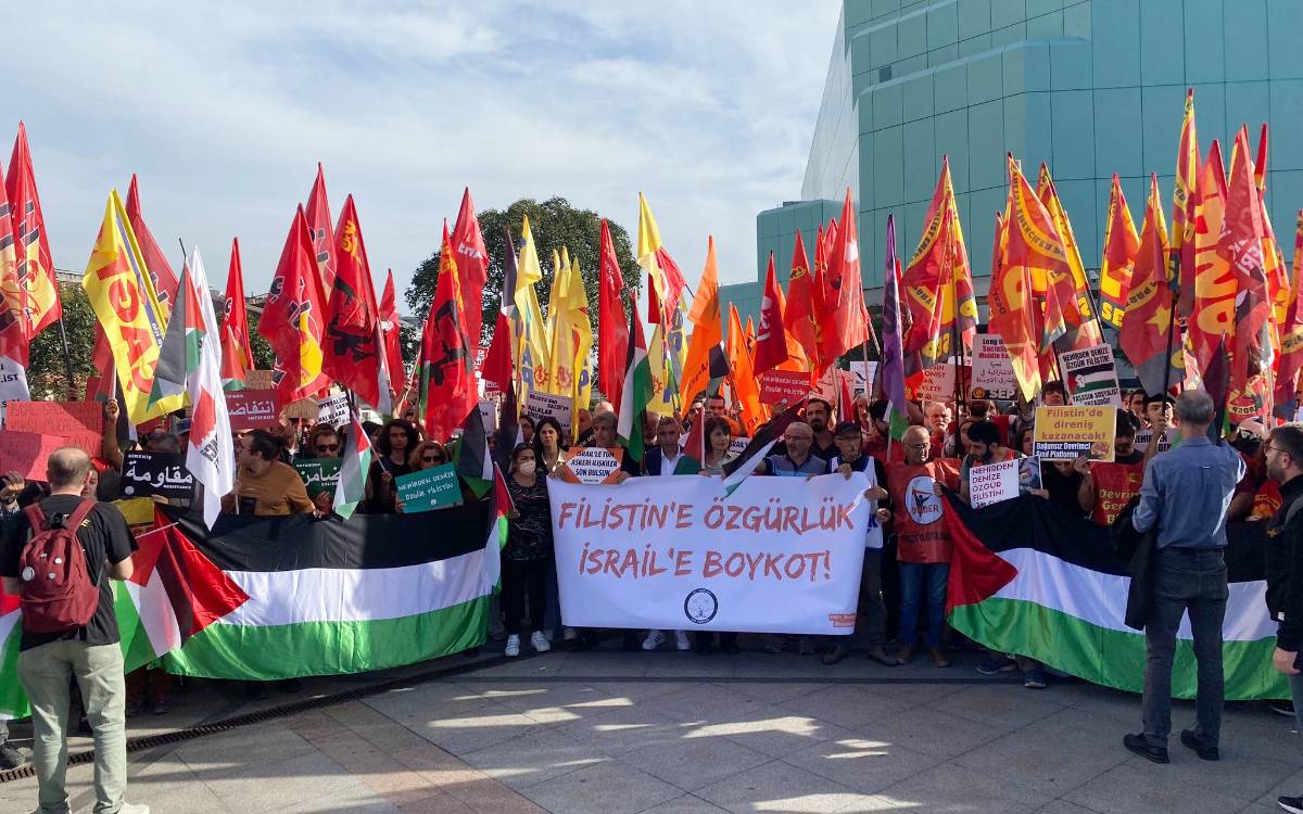 BDS Türkiye’den eylem: "Filistin’e özgürlük İsrail’e boykot"