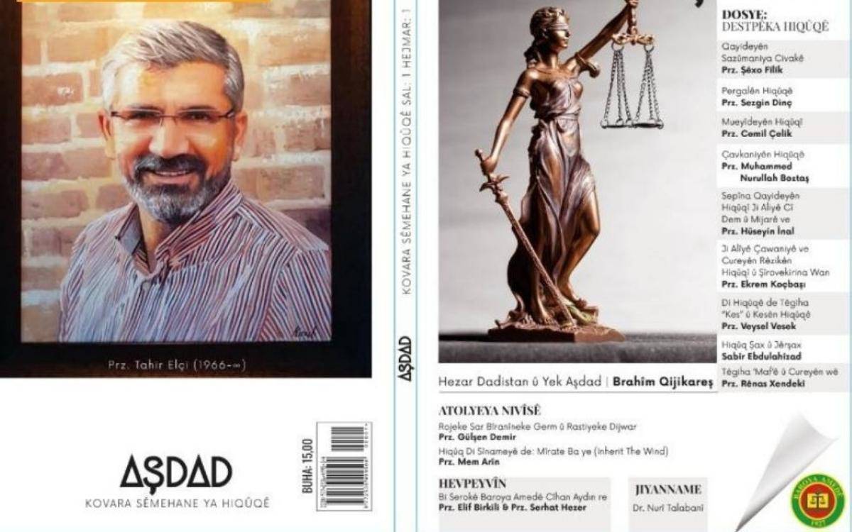 İlk Kürtçe hukuk dergisi Aşdad yayın hayatına başlıyor