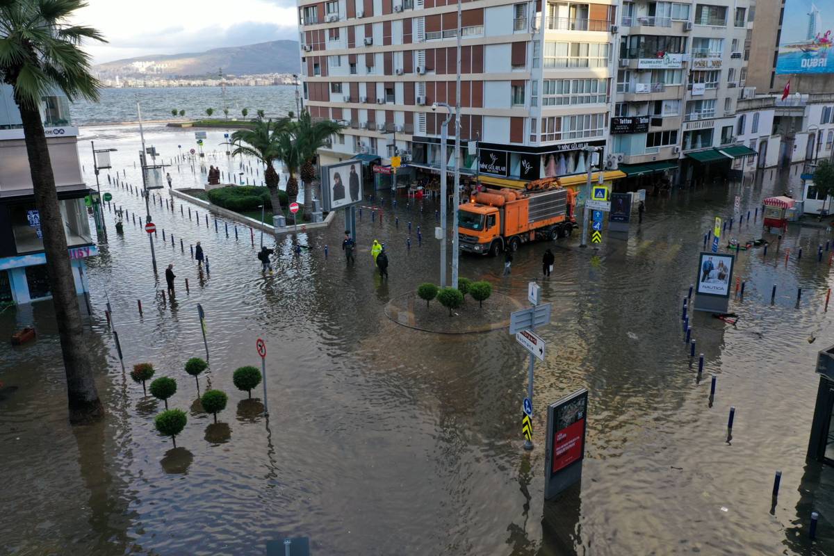 Storms and floods wreak havoc in Turkey, killing two