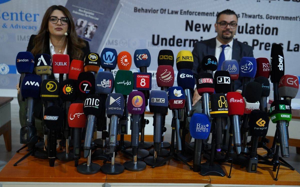 Metro Center: 2023 yılında Kürdistan Bölgesi’nde 37 gazeteci gözaltına alındı