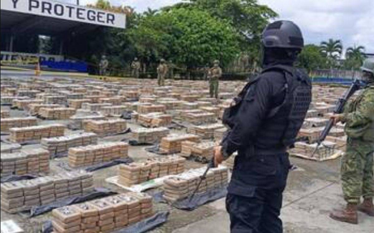 Ekvador’da bir çiftlikte 21,5 ton kokain yakalandı