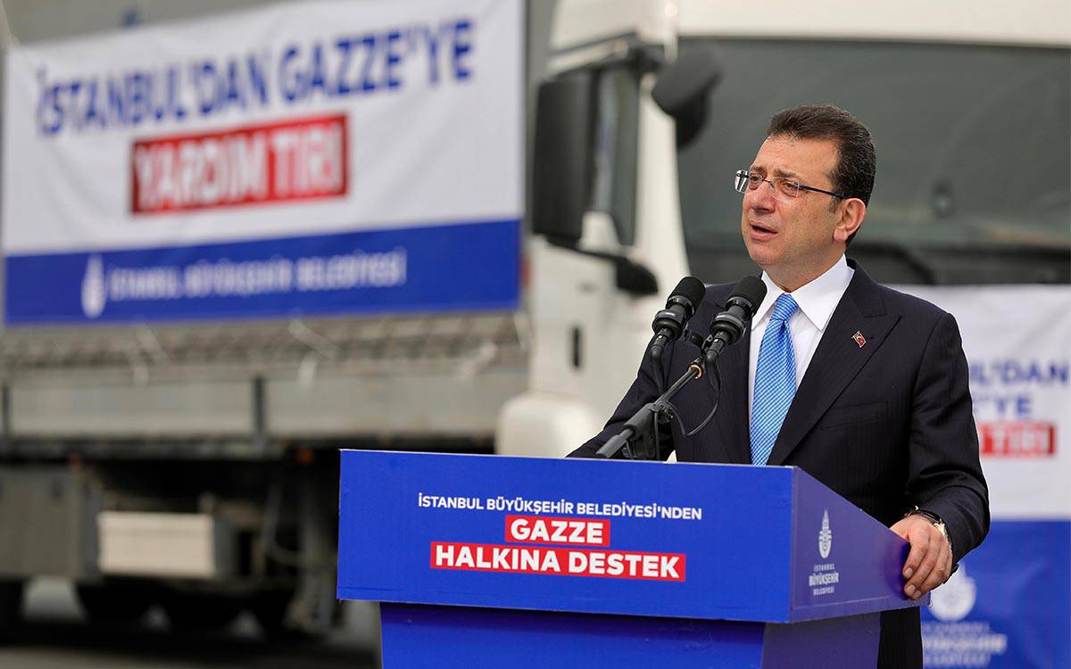 İstanbul Mayor reacts to the government on Gaza: 'Begin by stopping trade first'
