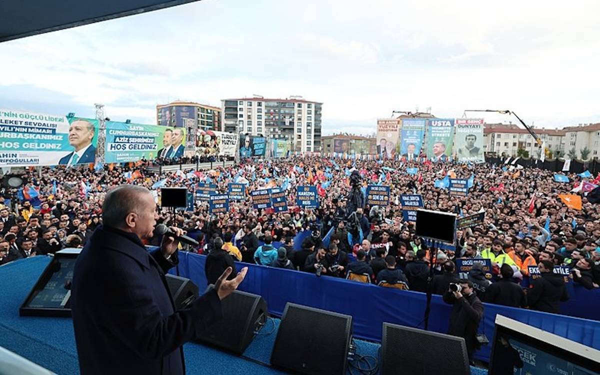 Elazığ square where Erdogan held a rally prohibited to New Welfare Party