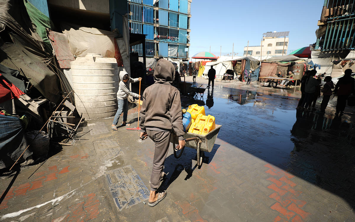 Gazze’de kişi başına düşen su miktarı yüzde 96,5 azaldı