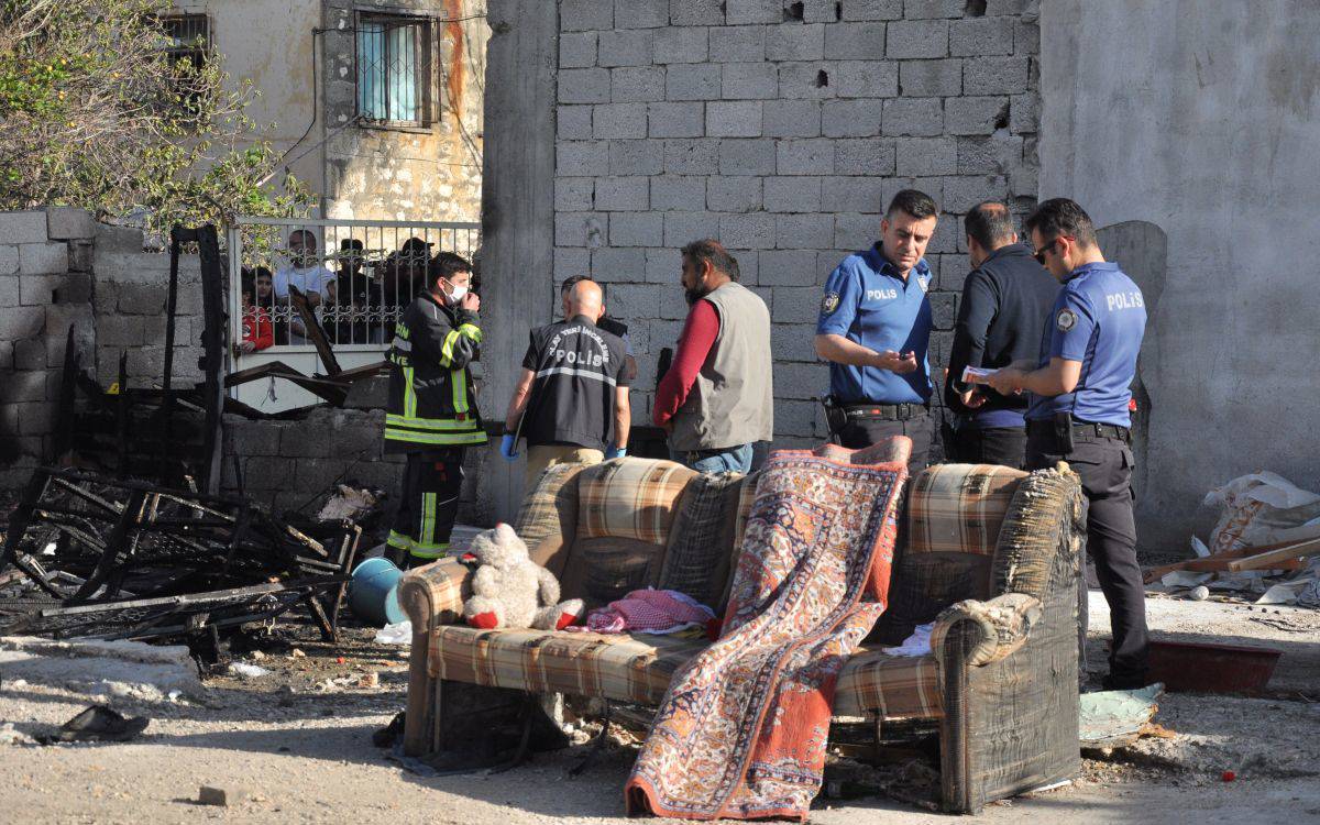 Mersin'de hurdalıkta çıkan yangında bir Suriyeli çocuk öldü
