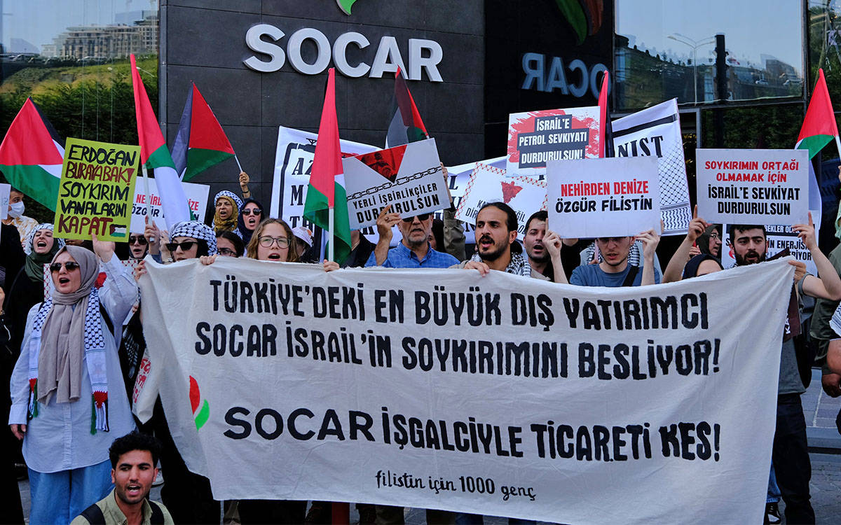 Pro-Palestine protesters arrested for attack on SOCAR