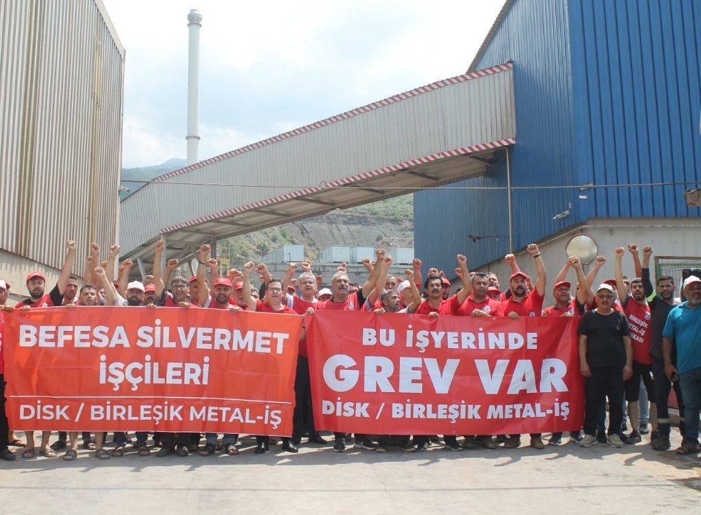 İskenderun Befesa işçileri grevde: Zam istiyoruz