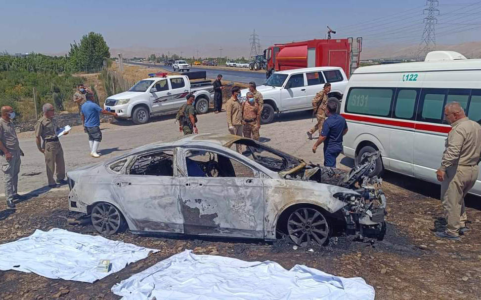 Tirkiyeyê bi balafira bêmirov li Herêma Kurdistana êrişî wesayîteke kir: Du rojnameger mirin