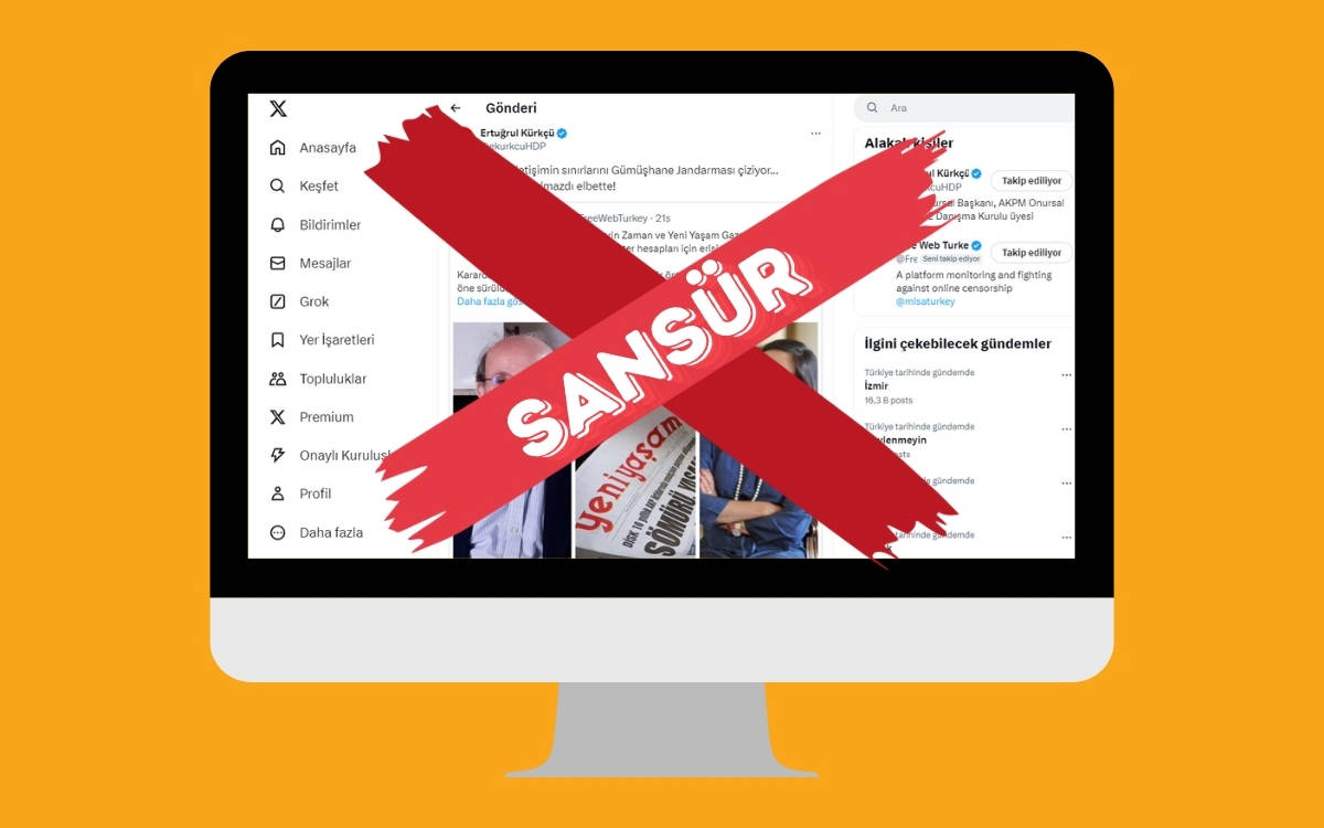 X’te Kürt sorunu üzerine yazan gazeteci ve siyasetçilerin hesaplarına sansür
