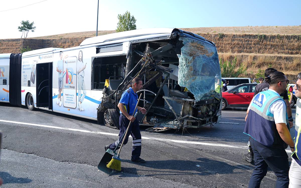 Metrobüs şoförü: Bypass yoluyla ilgili bir uyarı yoktu