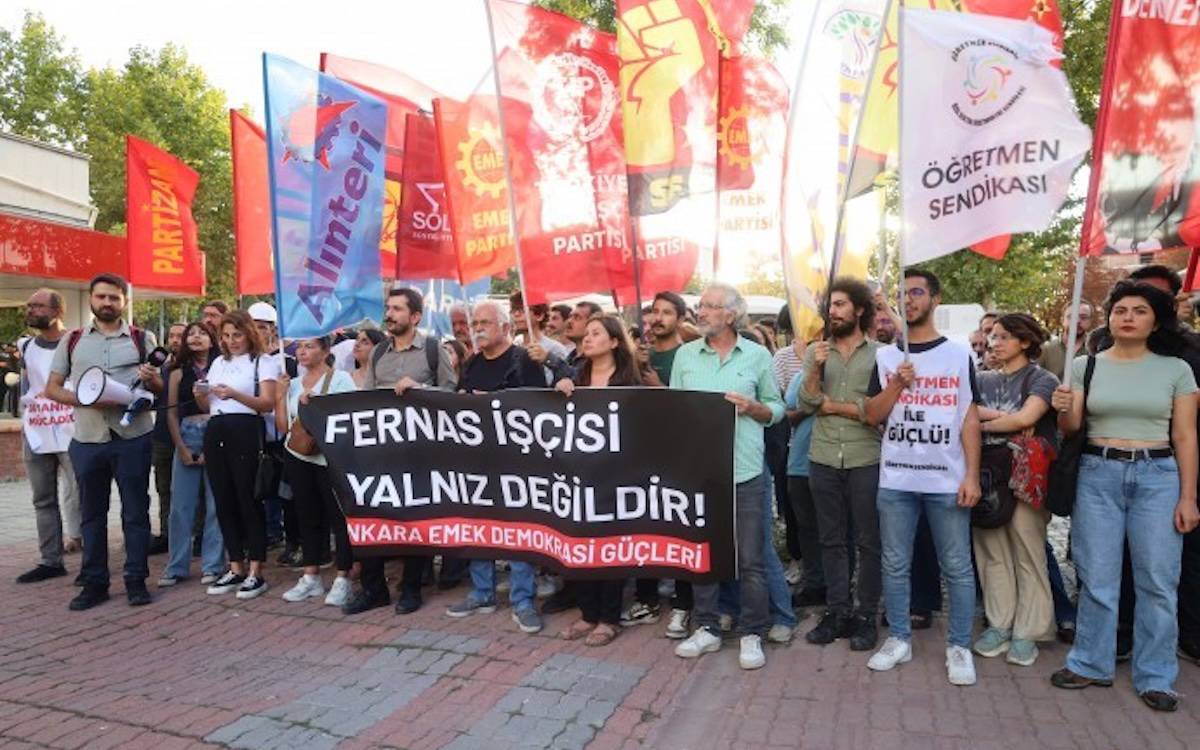 Ankara Emek ve Demokrasi Güçleri'nden Fernas işçileri için ortak mücadele çağrısı