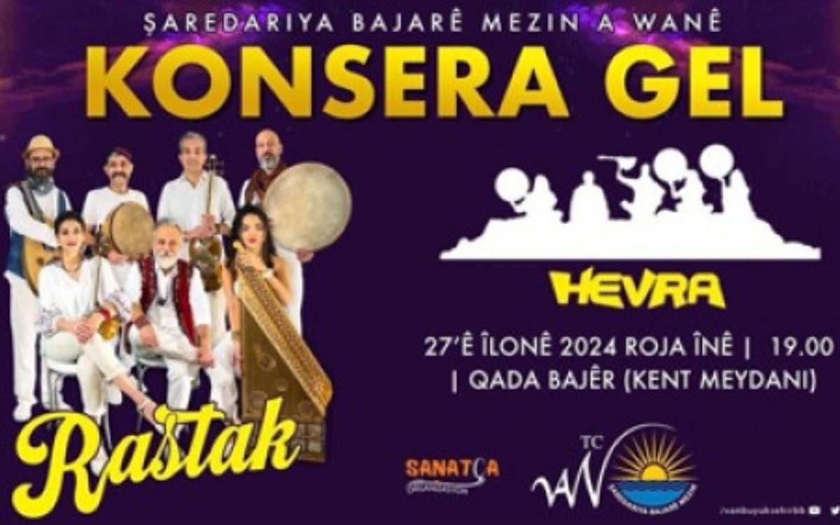 Rastak û Koma Hevra wê li Wanê konsertek bide