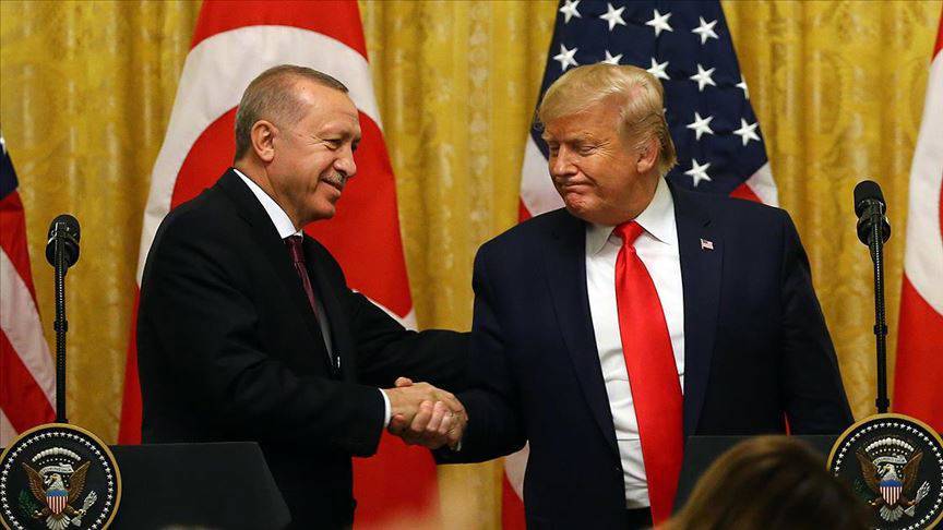 Erdoğan congratulates Trump on re-election