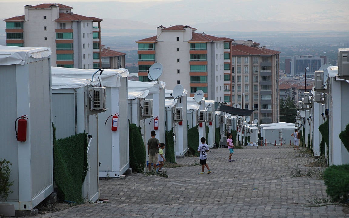 Education inequality deepens as students crammed into tiny containers in post-quake Malatya