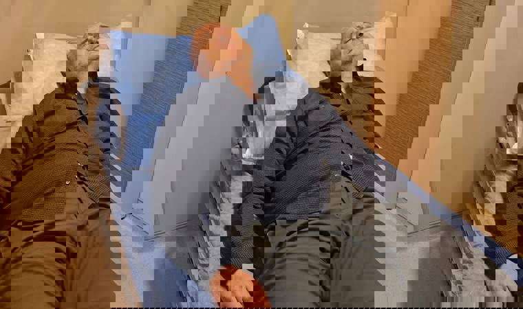 Şafak Başa'nın hastaneden fotoğrafı