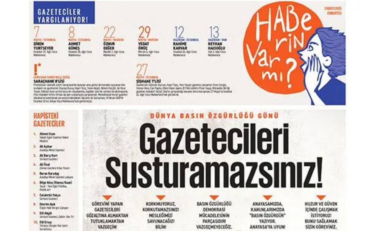 Haberin Var mı İnisiyatifi: Gazetecileri susturamazsınız