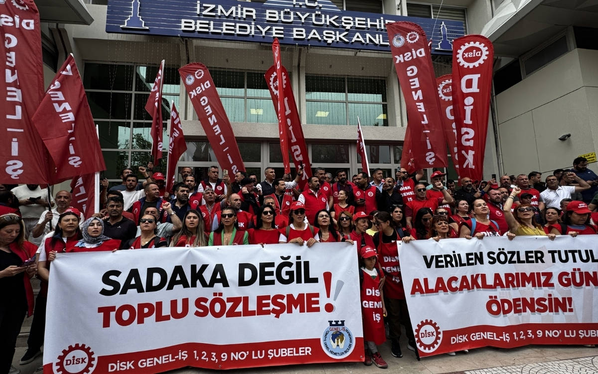 İzBB'ye grev kararı asıldı, Konak Belediyesi'nde grev başladı