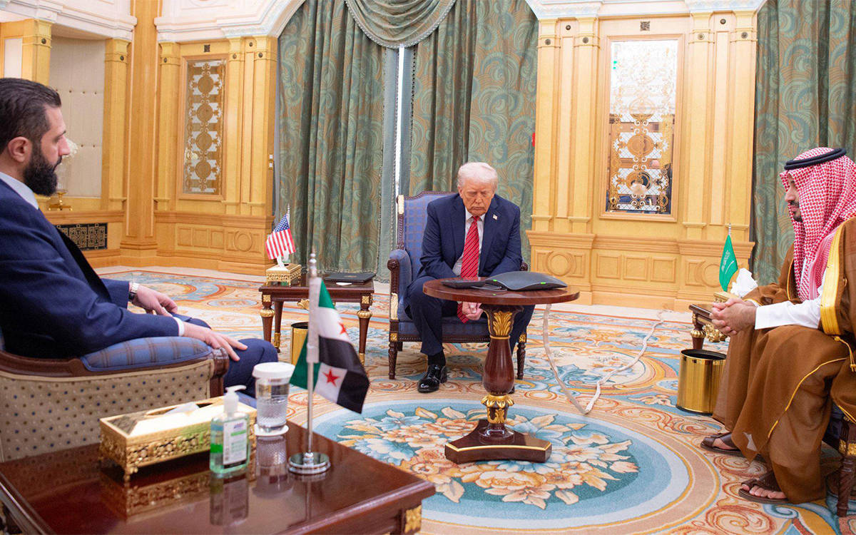 Erdoğan joins Trump, bin Salman, al-Sharaa remotely during Riyadh meeting