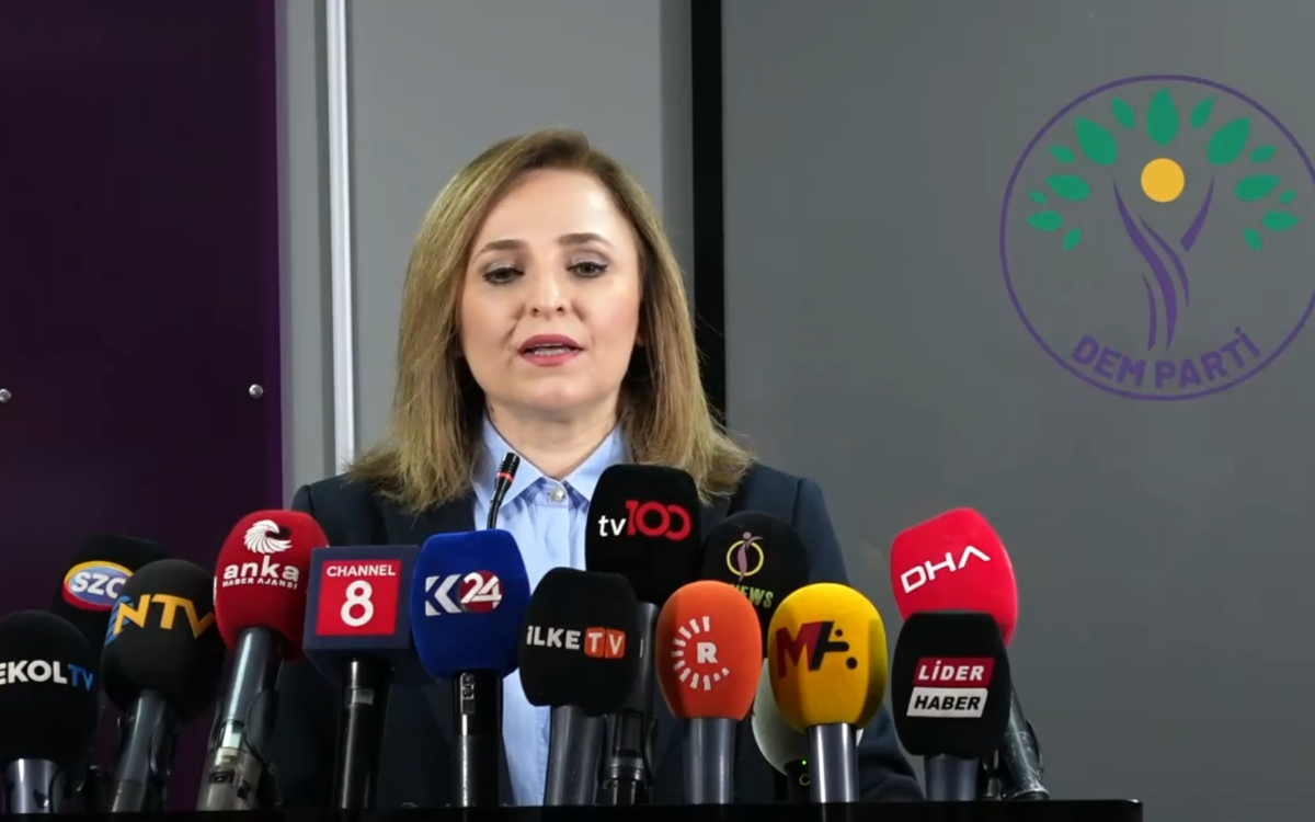 DEM Parti Sözcüsü Doğan'dan Kurtulmuş’a çağrı: Sorumluluk alın