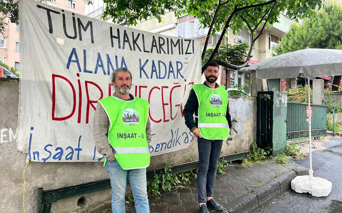 Sinpaş GYO önündeki işçi direnişi kazanımla sonuçlandı