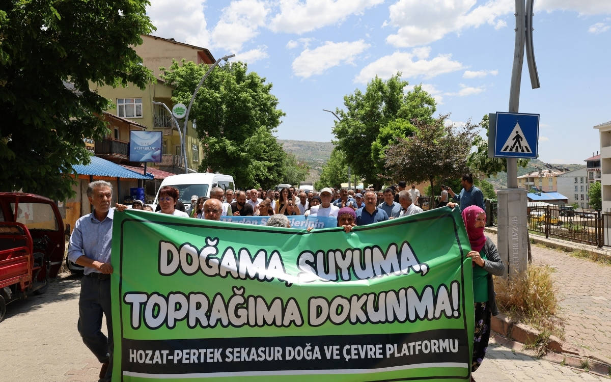 Dersim’de madene karşı yürüyüş: Doğamız kutsaldır, yok edilemez