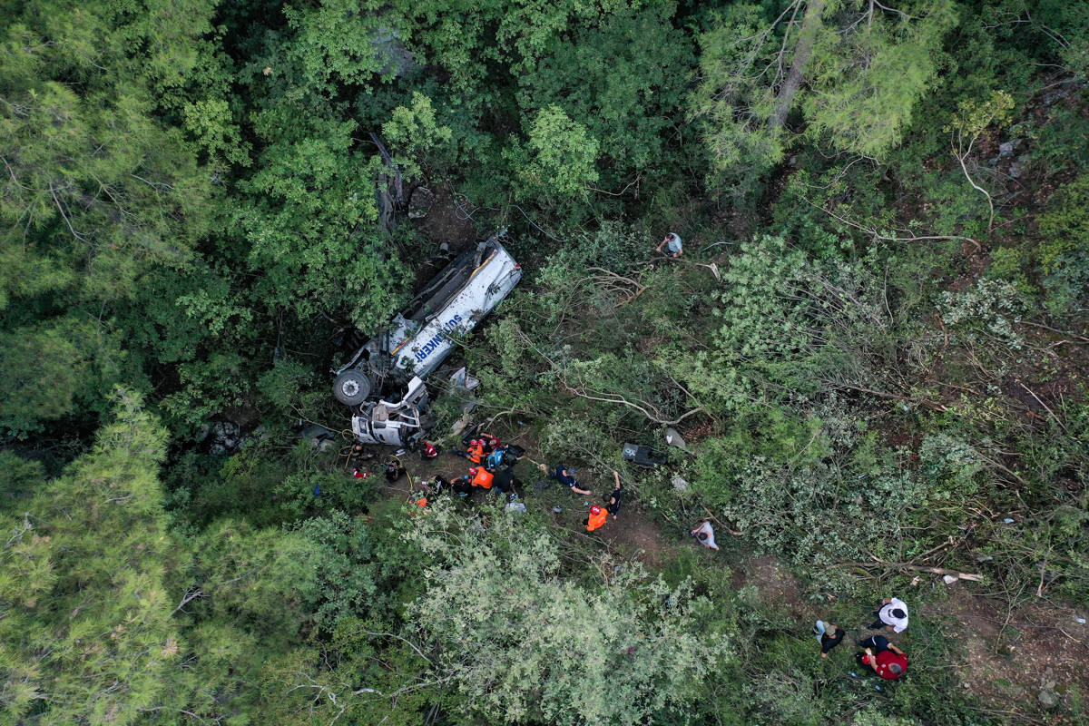 Bursa wildfire: Three killed in accident during firefighting efforts