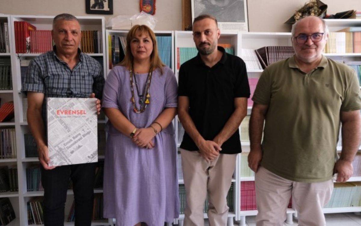 DFG’den Evrensel’e dayanışma ziyareti: Saldırılar münferit değil