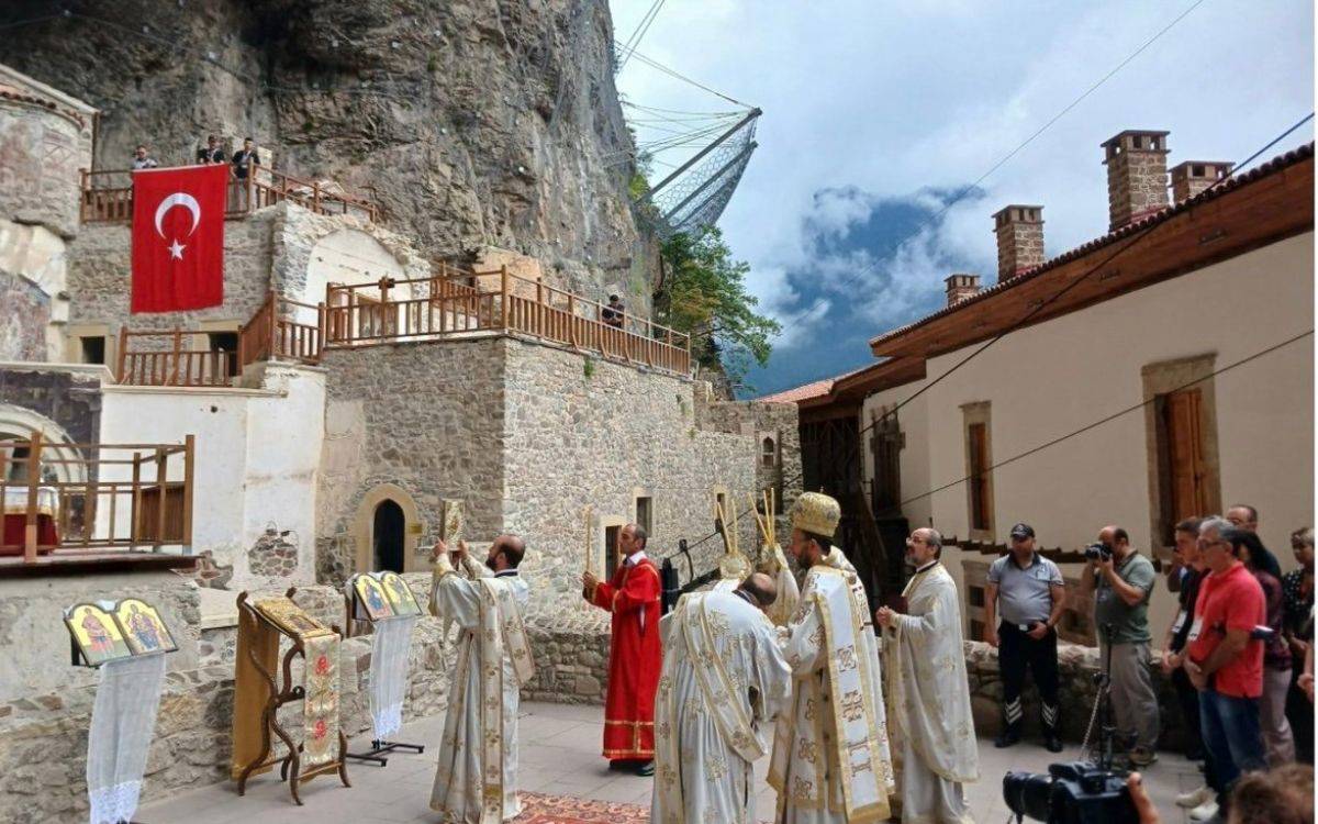 Sümela Manastırı’nda Ayin 23 Ağustos’ta yapılacak