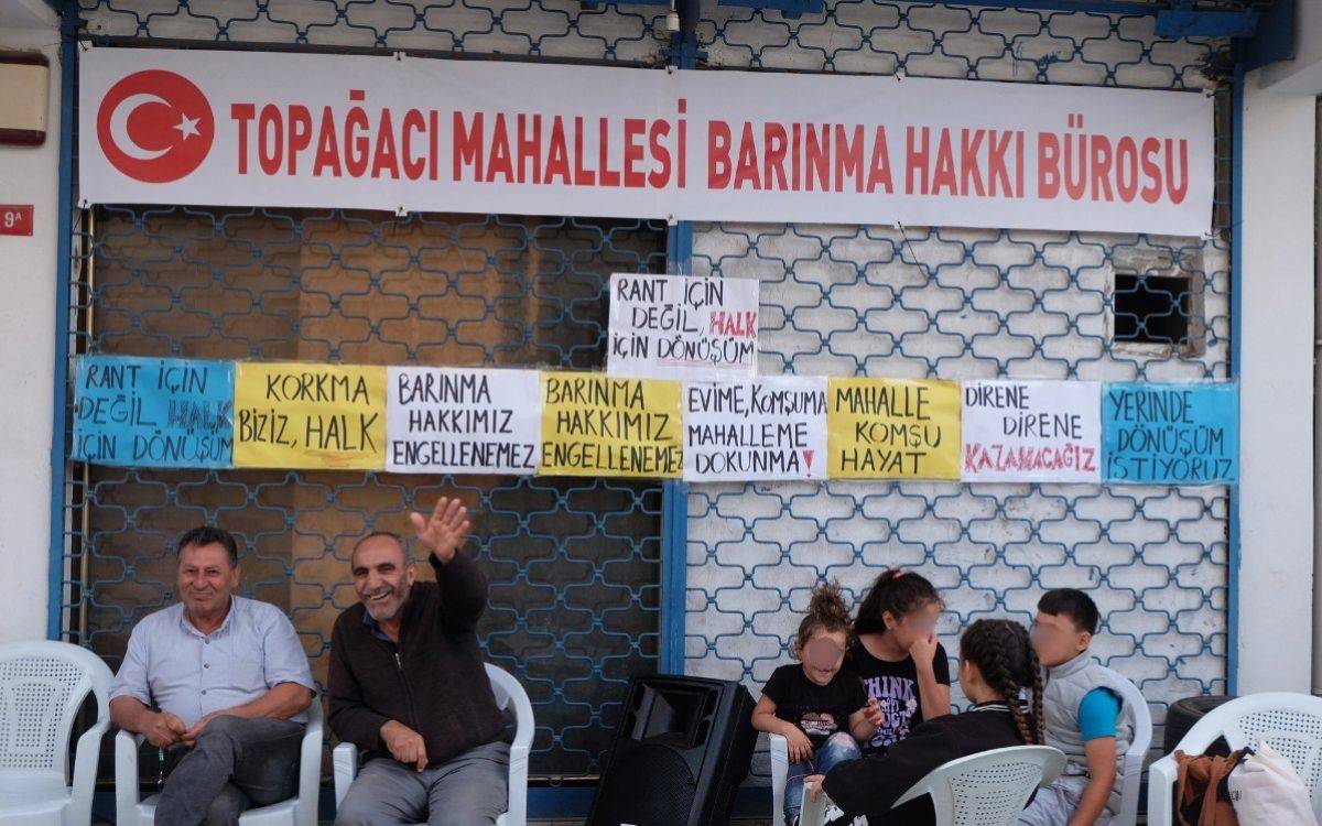 Topağacı Mahallesi Barınma Hakkı Bürosu açıldı