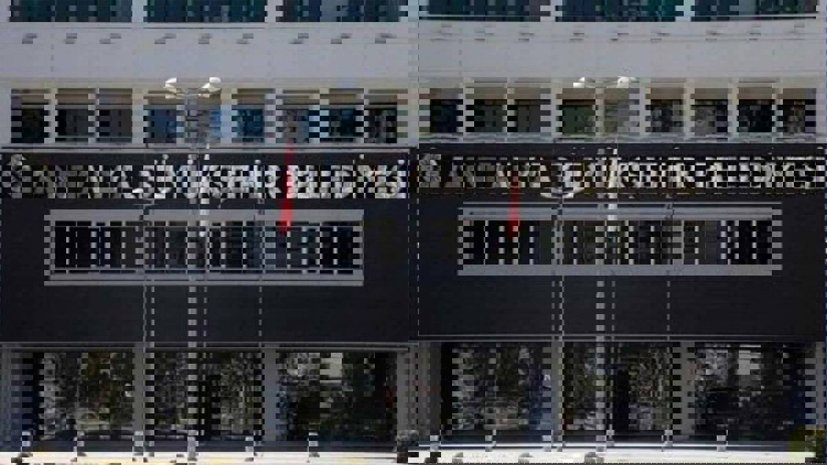 Antalya Büyükşehir Belediyesi'ne bir operasyon daha