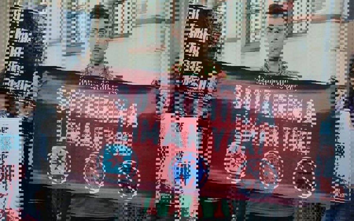 İsrail’i protesto eden İsmail Çelik hakkında tahliye kararı