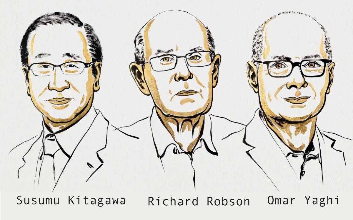 2025 Nobel Kimya Ödülü, Kitagawa, Robson ve Yaghi'ye