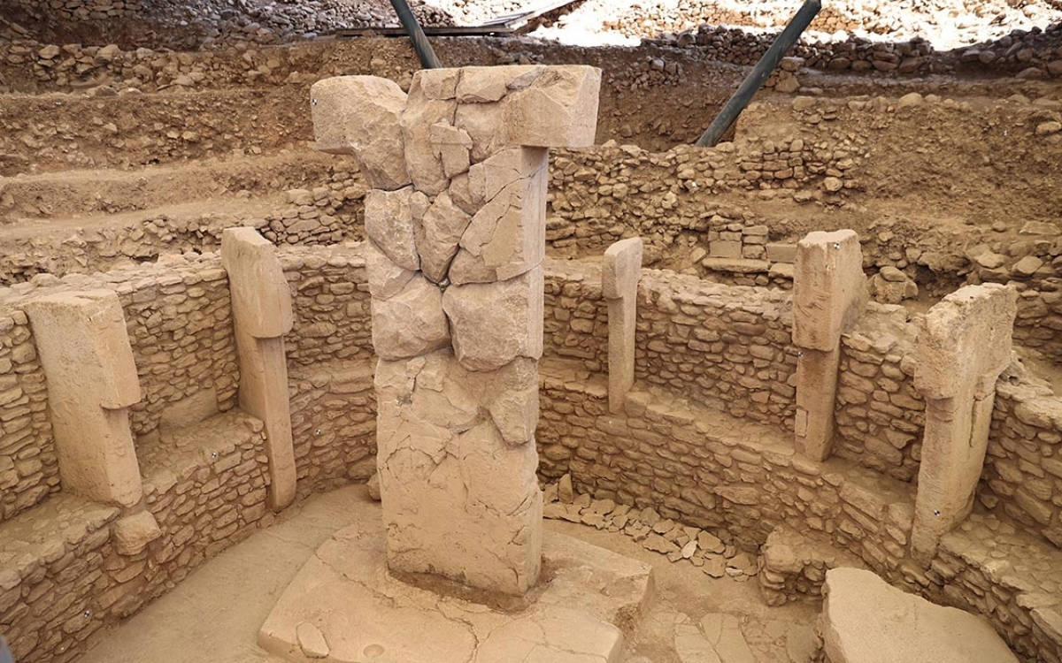 T-shaped pillar area with animal carvings at Göbeklitepe to open for visitors