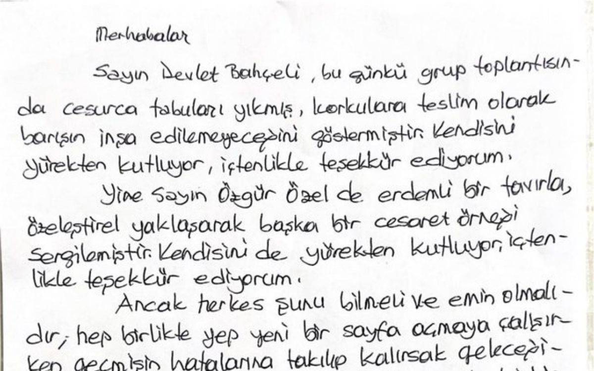 Demirtaş'tan Bahçeli ve Özel'e teşekkür: Kimseye kırgınlığım yok