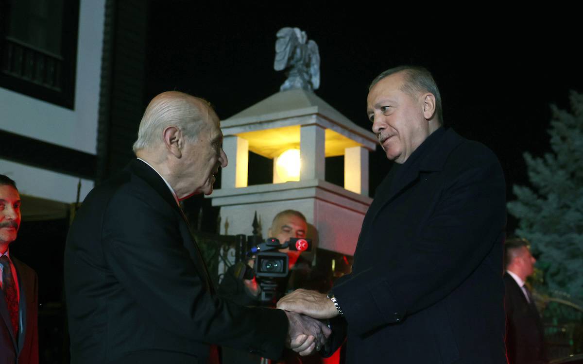 Erdoğan Bahçeli görüşmesi 40 dakikada bitti