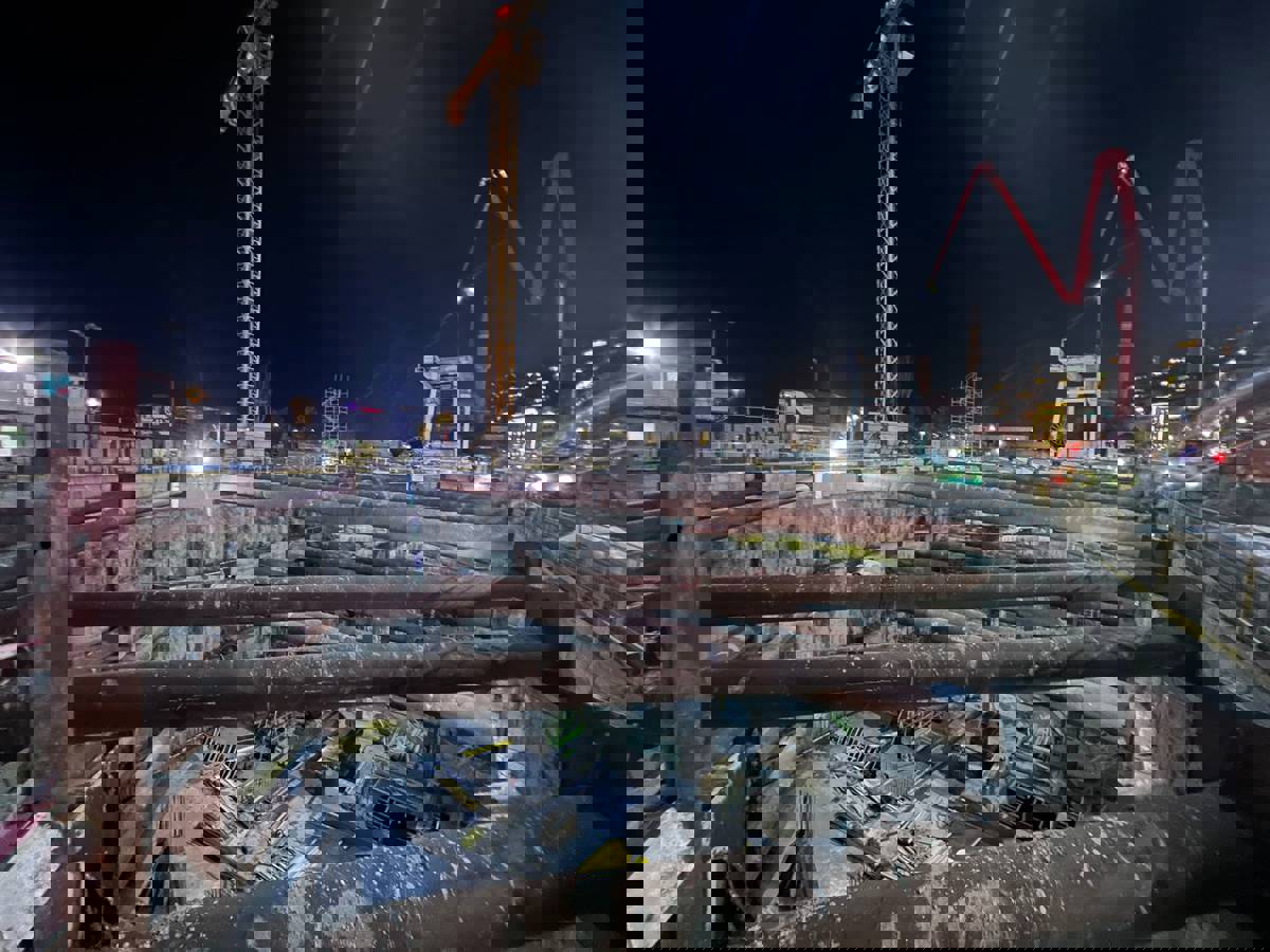 Çöken metro inşaatında bir işçi öldü