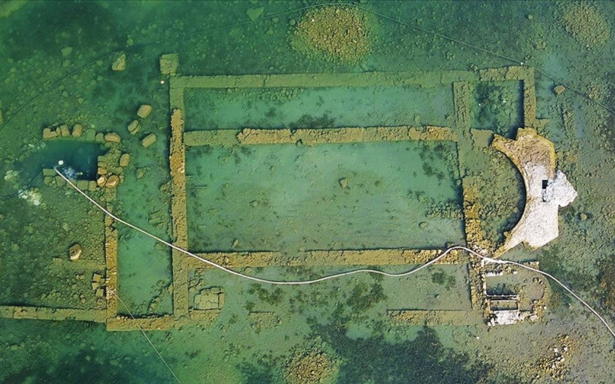 The ‘haunting’ face of the climate crisis: Ancient structures emerge from drought