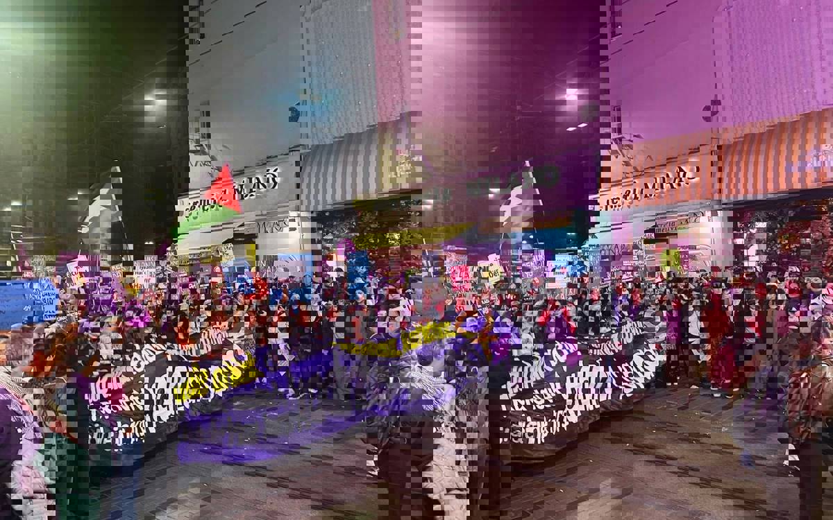 Women and LGBTI+ groups rally in İstanbul against gender-based violence