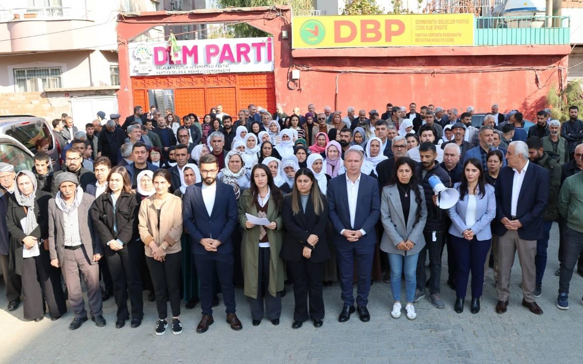 DEM Parti: Cizre Belediyesi eş başkanlarına yönelik tehdit soruşturulsun
