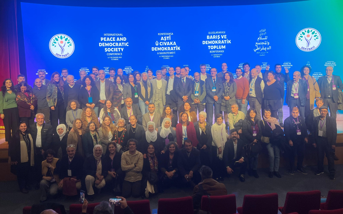 Barış ve Demokratik Toplum Konferansı: AB barış sürecine arabulucu veya garantör olsun