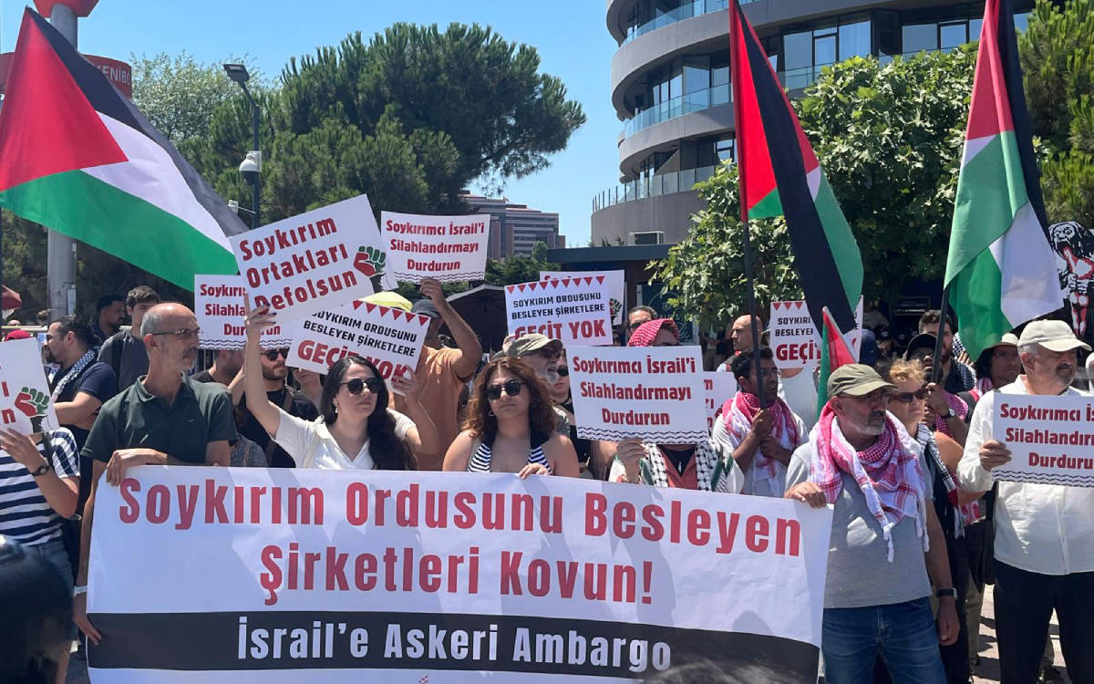 “Katil İsrail, işbirlikçi Erdoğan” sloganına hapis talebi